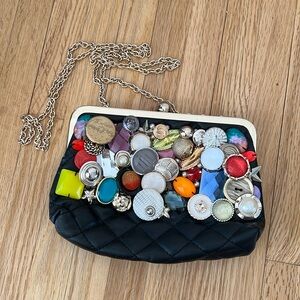 Aldo | Quilted Button Clutch